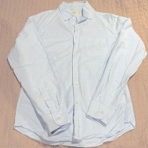 J. Crew blue & white pinstripe button down (slim S)